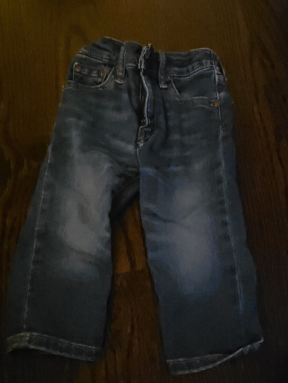 Polo by Ralph Lauren Kids Dark Blue Washed Denim Jeans